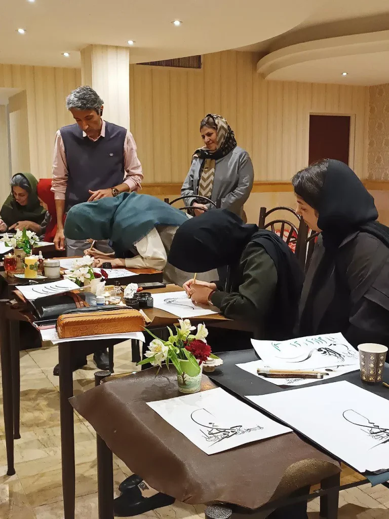 آموزش خط معلی استاد بحرینی